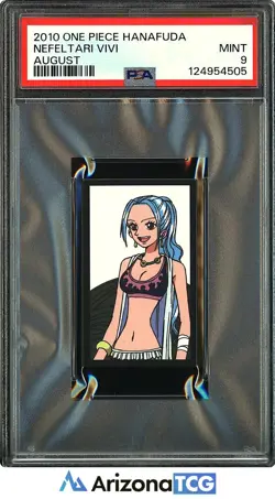 One Piece 2010 Nefeltari Vivi August One Piece Hanafuda PSA 9 - Image 1