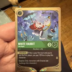 Winterspell Disney Lorcana White Rabbit Late Again - Image 2