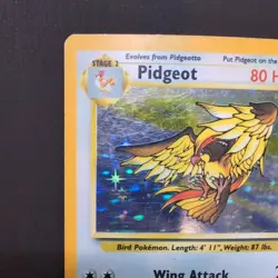 Pidgeot 8/64 Jungle Holo Rare Unlimited Holofoil Pokemon TCG Card - Image 3
