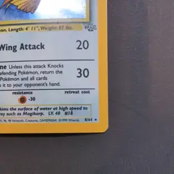 Pidgeot 8/64 Jungle Holo Rare Unlimited Holofoil Pokemon TCG Card - Image 5