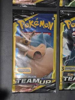 Pokemon TEAM UP Booster Pack Lot! 4 Packs / 3 Cards Each READ DESCRIPTION - Image 4
