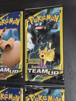 Pokemon TEAM UP Booster Pack Lot! 4 Packs / 3 Cards Each READ DESCRIPTION - Image 5
