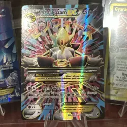 Pokemon Mega M Alakazam EX Full Art Holo Card 118/124 XY Fates Collide - Image 1