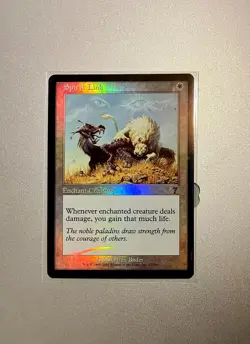 Spirit Link - Foil 7th Edition Near Mint Uncommon MTG Magic the Gathering - Image 1