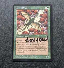 Unplayed Signed Mtg Magic Kyseu Drake Visions Geof Darrow Matrix Hard Boiled Edh - Image 1