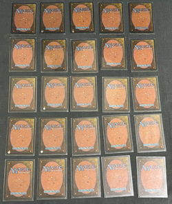 MTG Ice Age Basic Land Lot Snow-Covered Lands - 25 Lands - LP To MP Condition - Image 2