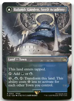 Balamb Garden, SeeD Academy (Borderless) #354 MTG Final Fantasy FIN NM X1 - Image 1