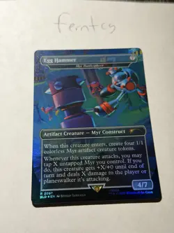 Magic the Gathering Egg Hammer Foil NM Sonic Secret Lair Ships Same Day - Image 1