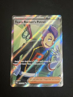 Pokemon Team Rocket’s Petrel 226/182 Destined Rivals Full Art Ultra Rare NM - Image 1