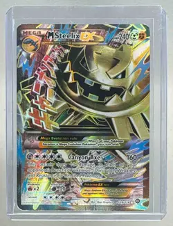 Mega M Steelix EX 2016 Pokemon XY Steam Siege #109 - Image 1