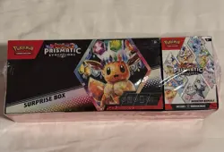 Pokemon TCG Prismatic Evolutions Surprise Box & Booster Bundle 2 Pack Sealed - Image 1