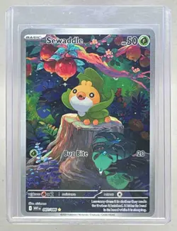 Sewaddle 2025 Pokemon White Flare #087/086 Illustration Rare - Image 1