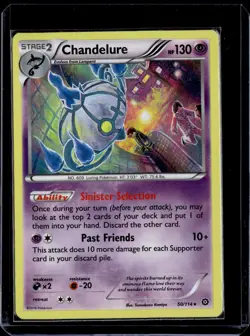 Chandelure 50/114 XY Steam Siege Rare Holo 2016 (MP) / Pokemon TCG - Image 1