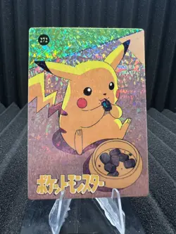 Pokemon Vintage Pocket Monsters Vending HOLO Prism Sticker Bandai 1999 Nintendo - Image 1