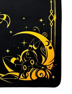 Pokemon LIMITED /500 2-Player Cloth Playmat Umbreon Eevee Sleevechief - Image 2