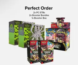 [PRESALE] Pokemon Center Perfect Order PC 2 ETB, 1Booster Box, 2 Booster Bundles - Image 1