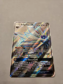 Pokemon Solgaleo GX 143/149 SM Base Set Full Art Ultra Rare Holo - Image 1