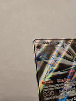 Pokemon Solgaleo GX 143/149 SM Base Set Full Art Ultra Rare Holo - Image 2