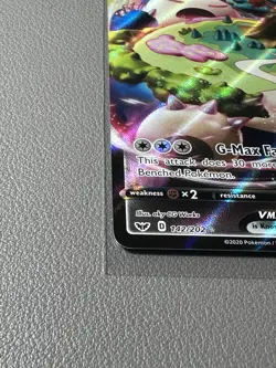 Pokemon Snorlax VMAX Ultra Rare Full Art Holo 142/202 Sword & Shield TCG 2020 - Image 4