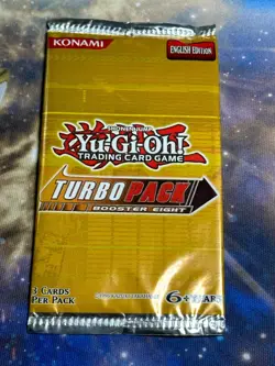 Yugioh TU08 Turbo Pack 8 Booster Pack SEALED & Untampered - Image 1