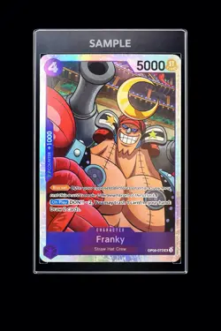 Franky OP09-072 SR | One Piece TCG: The Best- Vol. 2 English - Foil NM - Image 1