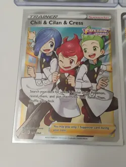 Pokemon Kinlder/Roseanne's Backup Rainbow Secret Rare/Trainer Supporter Cards - Image 4