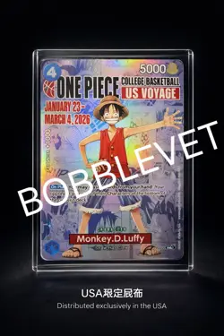 One Piece College Tour Trading Card US Monkey D. Luffy Sealed - Image 1