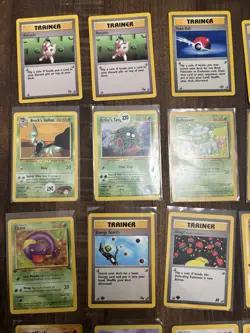 46 Card Vintage Pokemon Lot 1st Edition Shadowless Base Set Fossil Jungle Rocket - Image 2