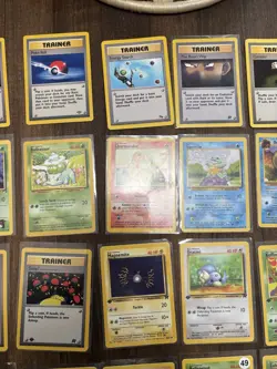 46 Card Vintage Pokemon Lot 1st Edition Shadowless Base Set Fossil Jungle Rocket - Image 3
