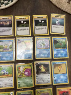 46 Card Vintage Pokemon Lot 1st Edition Shadowless Base Set Fossil Jungle Rocket - Image 5