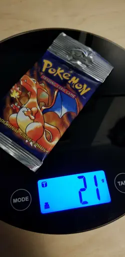 Original Charizard Pokemon Base Set Booster Pack Cards Long 1999 HEAVY 21g NEW - Image 3