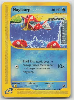 Magikarp - 118/165 - Common - Expedition- 2002 Pokemon Card 118/165 - Image 1