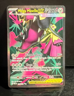 Mega Mawile ex FULL ART Ultra Rare 162/132 Pokemon Card Mega Evolution NM - Image 1