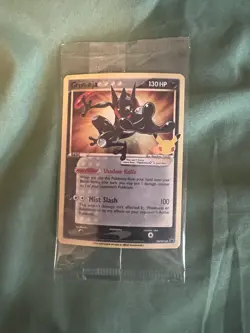 Gold Star Shiny Greninja 25th Anniversary Promo Card Near Mint Condition - Image 1