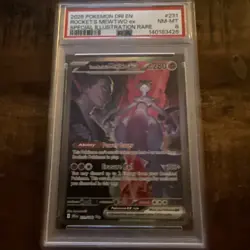Pokemon Mewtwo EX Team Rockets Sir Destined Rivals Card 231/182 PSA 8 - Image 1