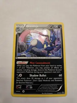 Pokemon TCG Greninja XY Black Star Promo Holo Card XY24 - Image 1
