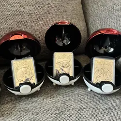 Pokemon Burger King 23k Gold-Plated Card Set with Pokeball 1999 ❗PLEASE READ❗ - Image 2