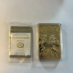 Pokemon Burger King 23k Gold-Plated Card Set with Pokeball 1999 ❗PLEASE READ❗ - Image 4
