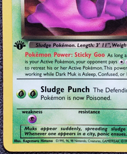 1st Edition Dark Muk - Team Rocket - #41/82 - Vintage Pokemon Card 2000 WOTC - Image 5