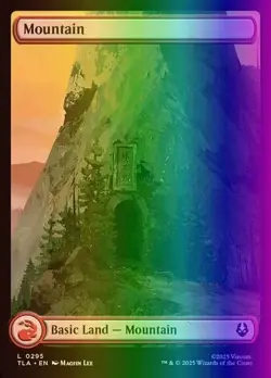 2x Mountain (FOIL) x1 - MTG Avatar: The Last Airbender TLA #295 - Image 1
