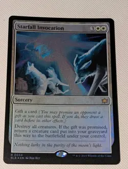 MTG *FOIL* Bloomburrow Rare STARFALL INVOCATION NM - Image 1