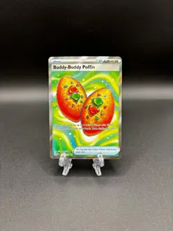 Pokemon Buddy-Buddy Poffin 167/132 Me01: Mega Evolution Holo - Image 1