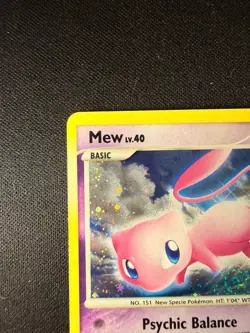 Pokemon TCG Mew Lv.40 15/132 Secret Wonders Rare Holo Nintendo Basic 2007 LP - Image 2