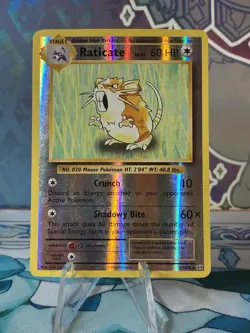Pokemon TCG Raticate Reverse Holo Legendary Collection 67/108 LP - Image 1