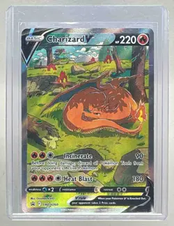 Charizard V 2019 Pokemon Sword & Shield Black Star Promos #SWSH260 - Image 1
