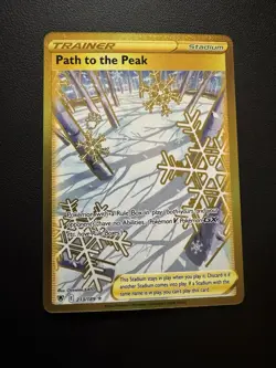 POKEMON TCG PATH TO THE PEAK 213/189 SWSH ASTRAL RADIANCE SECRET RARE!! - Image 1