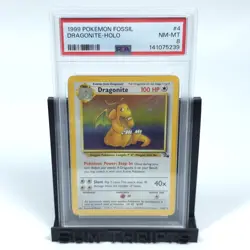 Dragonite 4/62 Holo • Pokemon Fossil Unlimited (1999) PSA 8 - Image 1