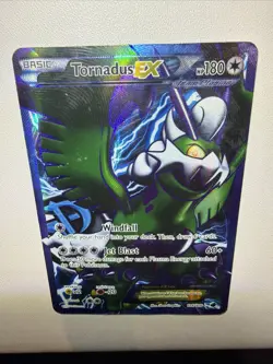 Tornadus EX (Team Plasma) (114 Full Art) 114/116 Plasma Freeze Holo DMG - Image 3