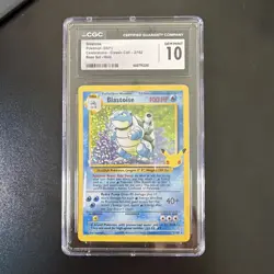 CGC 10 - 2021 Pokemon Celebrations Holo Blastoise #2 - Image 1