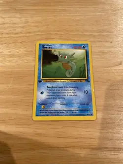 Pokemon TCG Horsea #49/62 Fossil Set 1st Edition WOTC VTG 1999 Common - Image 2